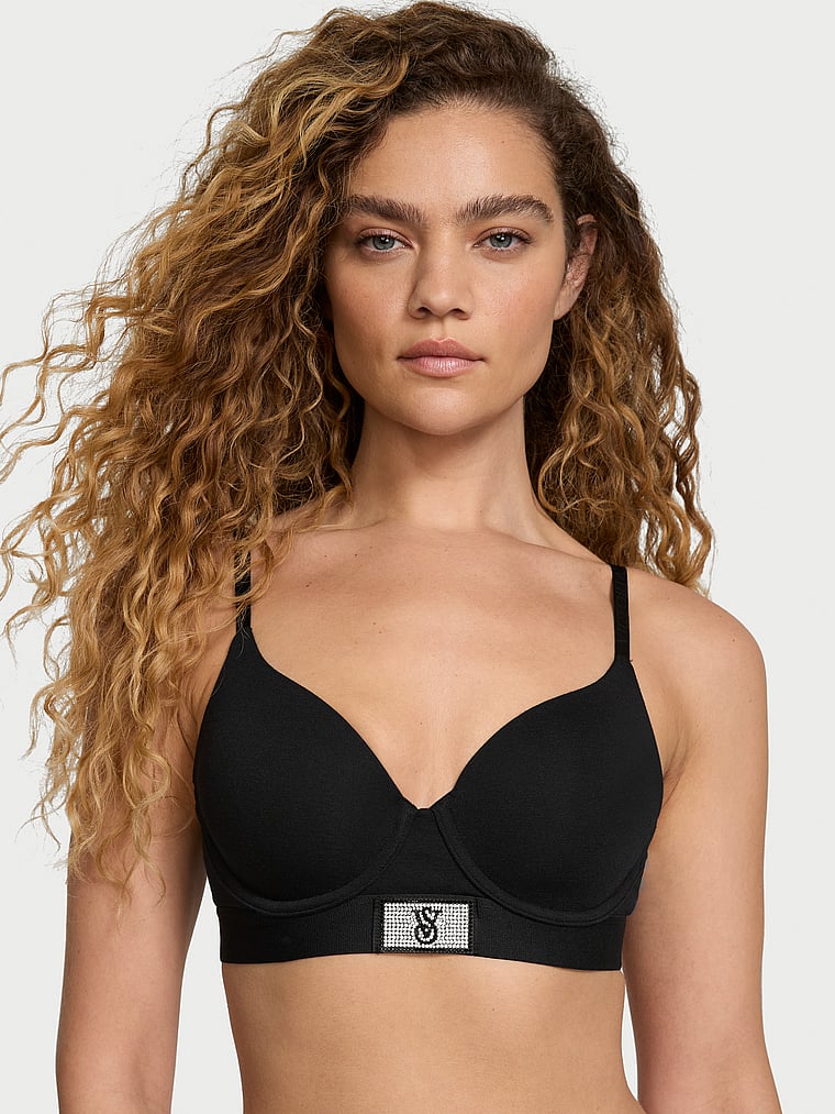 The T-shirt Shine Patch Lightly Lined Full-Coverage Bra Shine Patch