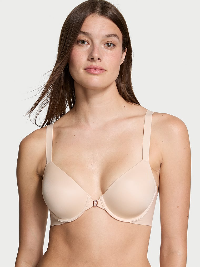 Body by Vithtctoria Smooth Lightly Lined Front-Close Full-Coverage Bra Smooth