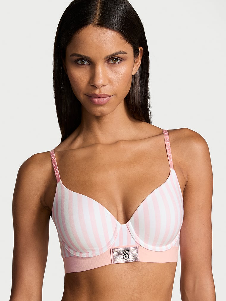 The T-shirt Shine Patch Lightly Lined Full-Coverage Bra Shine Patch