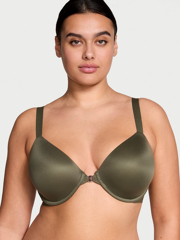Body by Vithtctoria Smooth Lightly Lined Front-Close Full-Coverage Bra Smooth