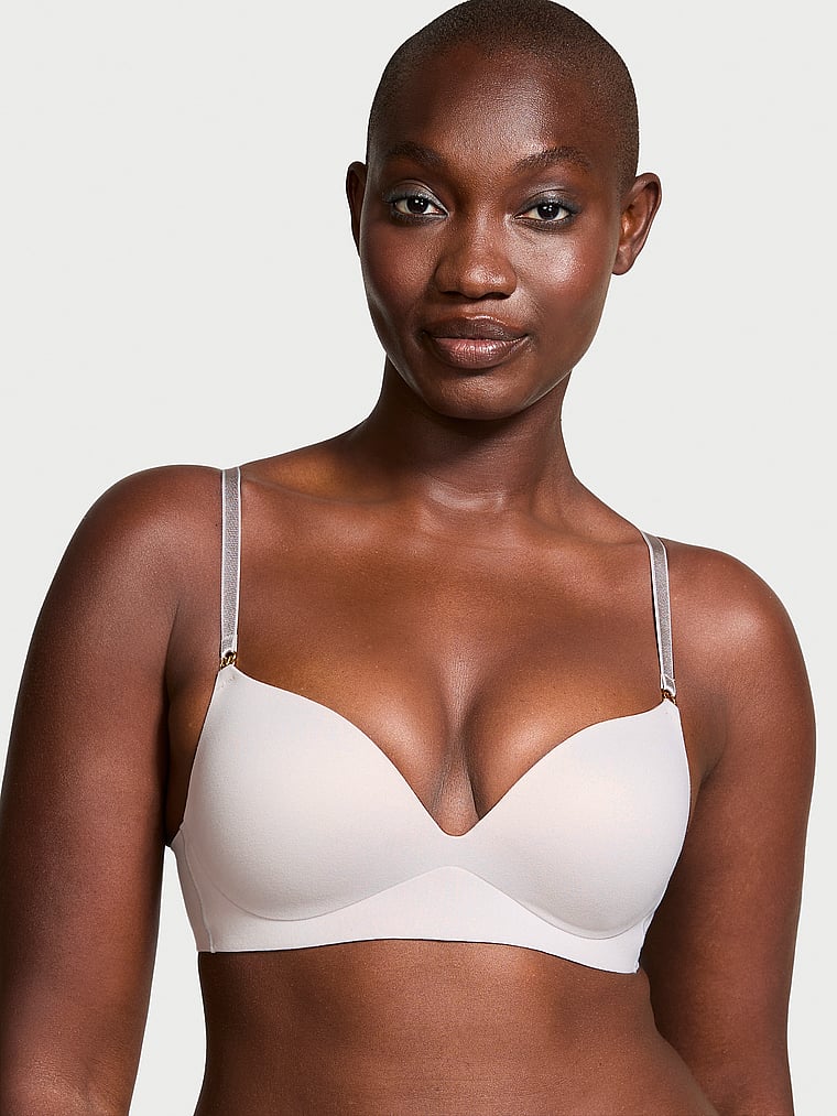 Dream Angels Smooth Wireless Push-Up Plunge Bra Smooth