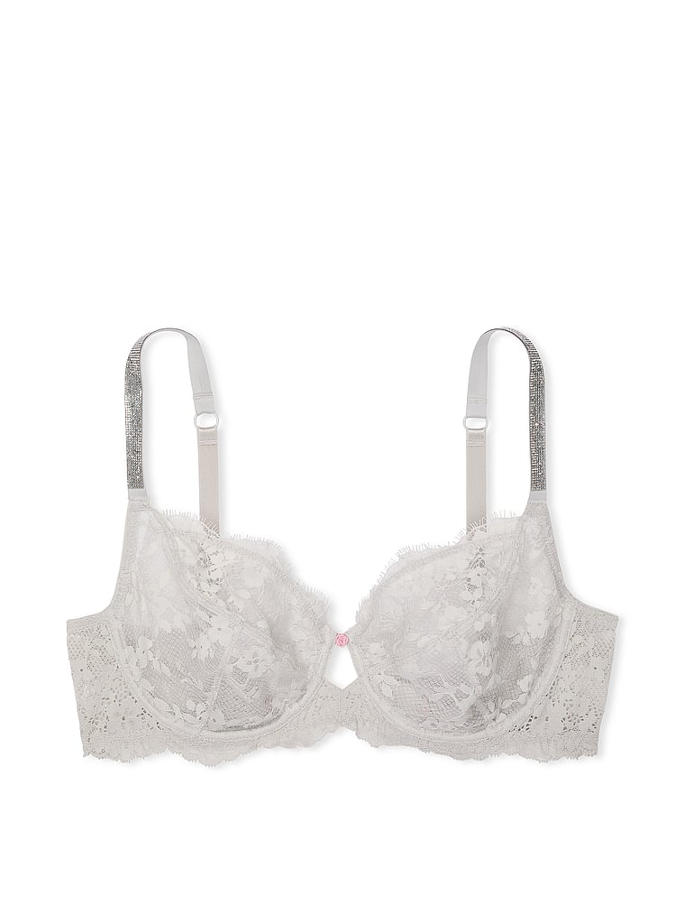 Dream Angels The Fabulous by Vithtctoria's Sethtcret Twinkle Strap Lace Full-Cup Bra Twinkle Lace