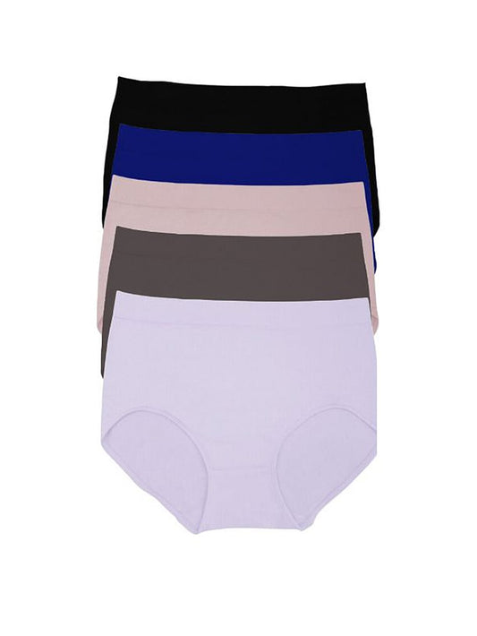 MINDD 5-Pack Full Coverage Brief Panties