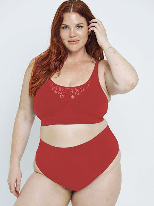 MINDD Wireless Hourglass Scoop Neck Bra