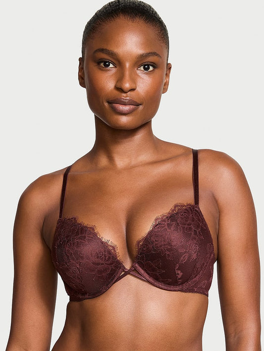 Very Sexy Bombshell Add-2-Cups Rose Lace Push-Up Bra Lace