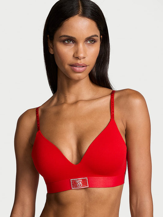 The T-shirt Shine Patch Lightly Lined Wireless Bra Shine Patch