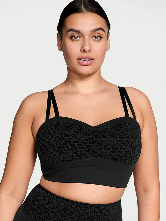 VSX VSX Elevate? Logo Mesh Longline Sports Bra