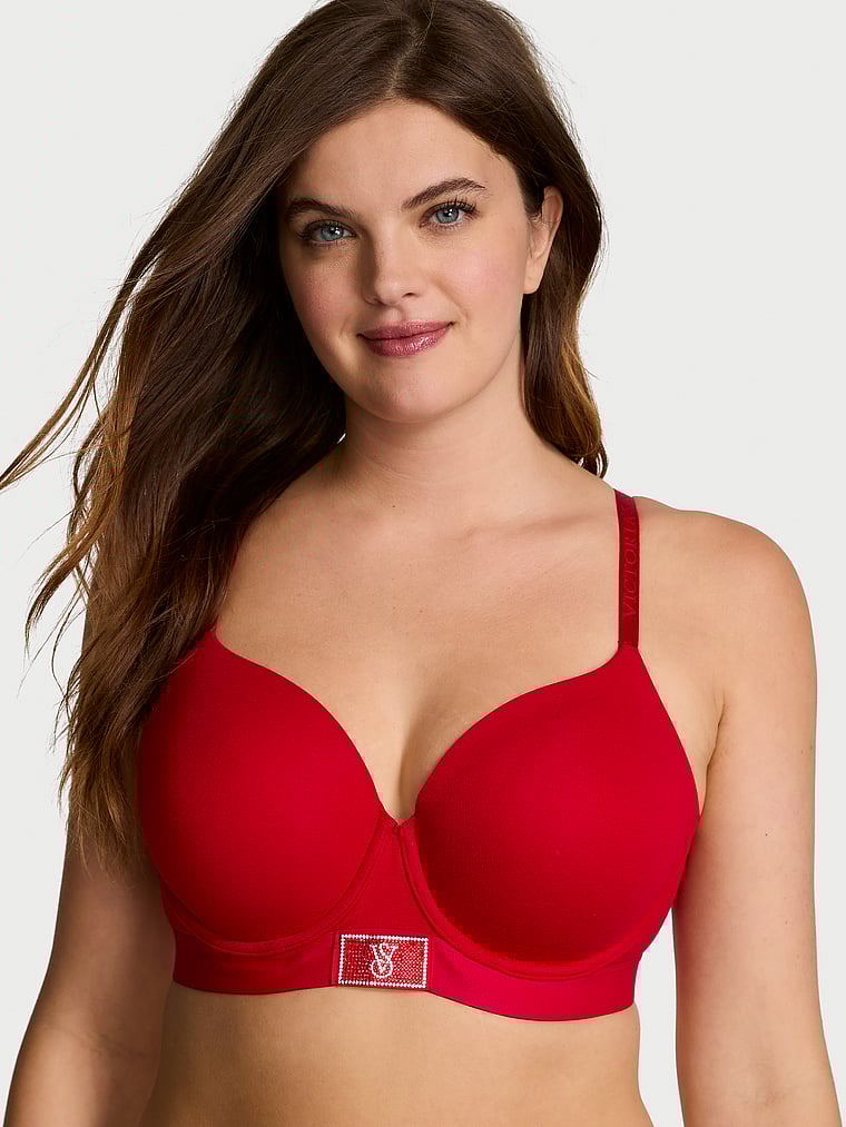 The T-shirt Shine Patch Lightly Lined Full-Coverage Bra Shine Patch