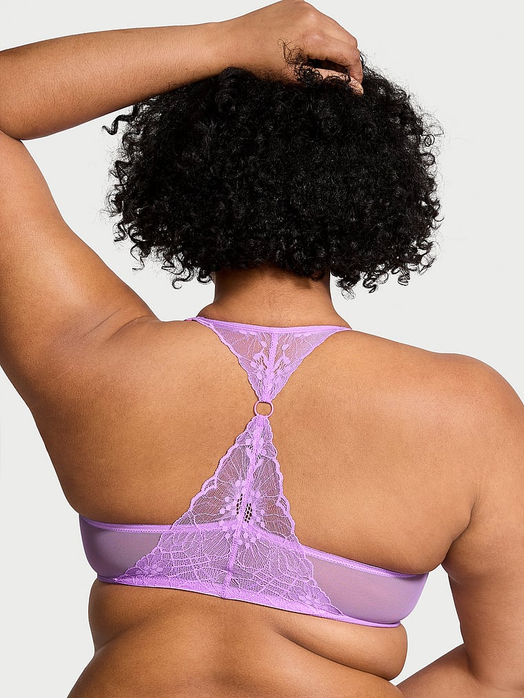 Vithtctoria's Sethtcret Sexy Tee Push-Up Front-Close Lace Bra Front Close