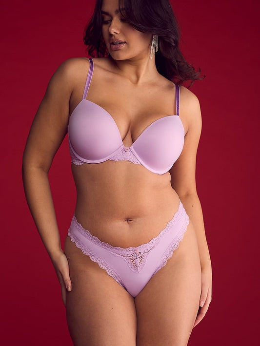 Dream Angels Smooth & Lace Push-Up Bra Lace Trim