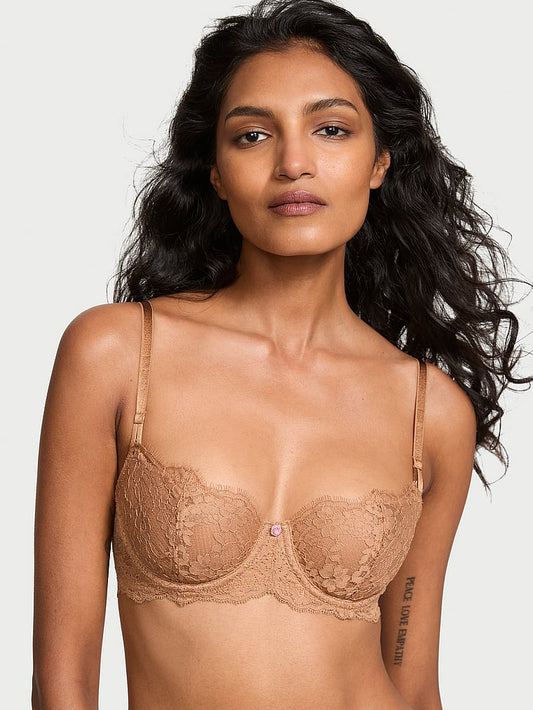 Dream Angels Wicked Unlined Lace Balconette Bra Lace