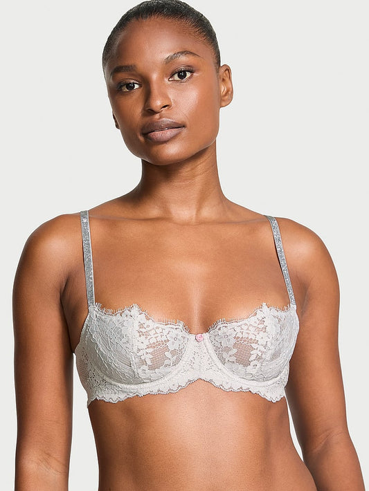 Dream Angels Wicked Twinkle Strap Unlined Lace Balconette Bra Twinkle Lace