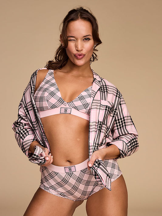 The T-shirt Shine Patch Wireless Plunge Bralette Shine Patch