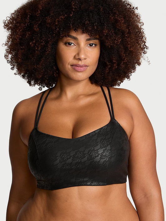VSX VSX Elevate? SuedeEffect Lace Stretch-Comfort Sports Bra