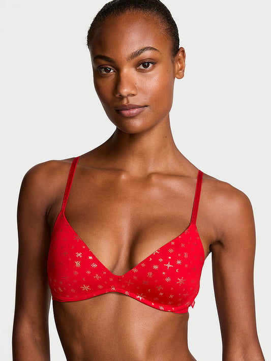 Vithtctoria's Sethtcret Sexy Tee Smooth Wireless Push-Up Bra Smooth