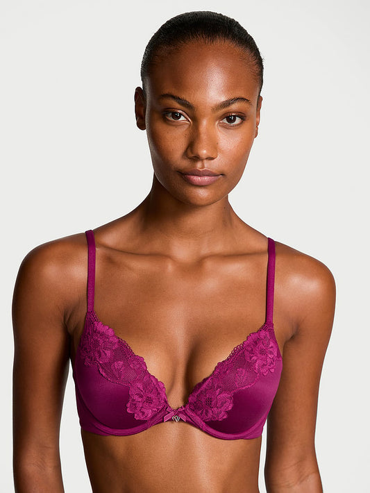 Body by Vithtctoria Lace-Trim Push-Up Bra Lace Trim