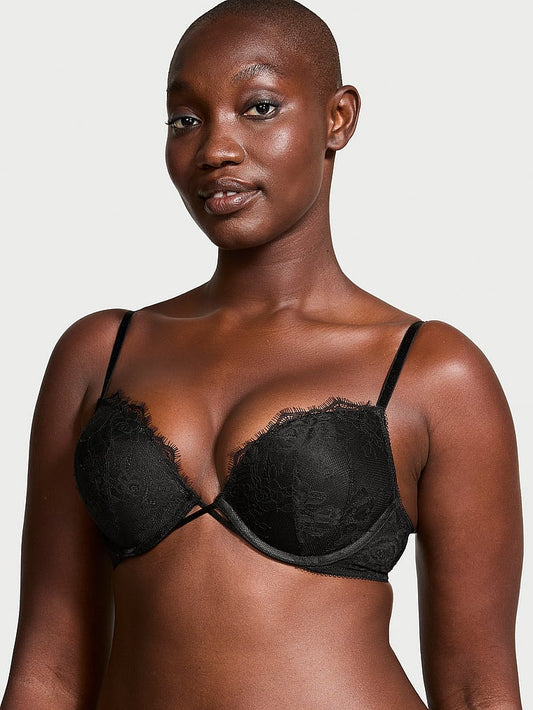 Very Sexy Bombshell Add-2-Cups Rose Lace Push-Up Bra Lace