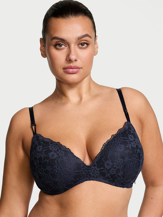 Vithtctoria's Sethtcret Sexy Tee Posey Lace Wireless Push-Up Bra Lace